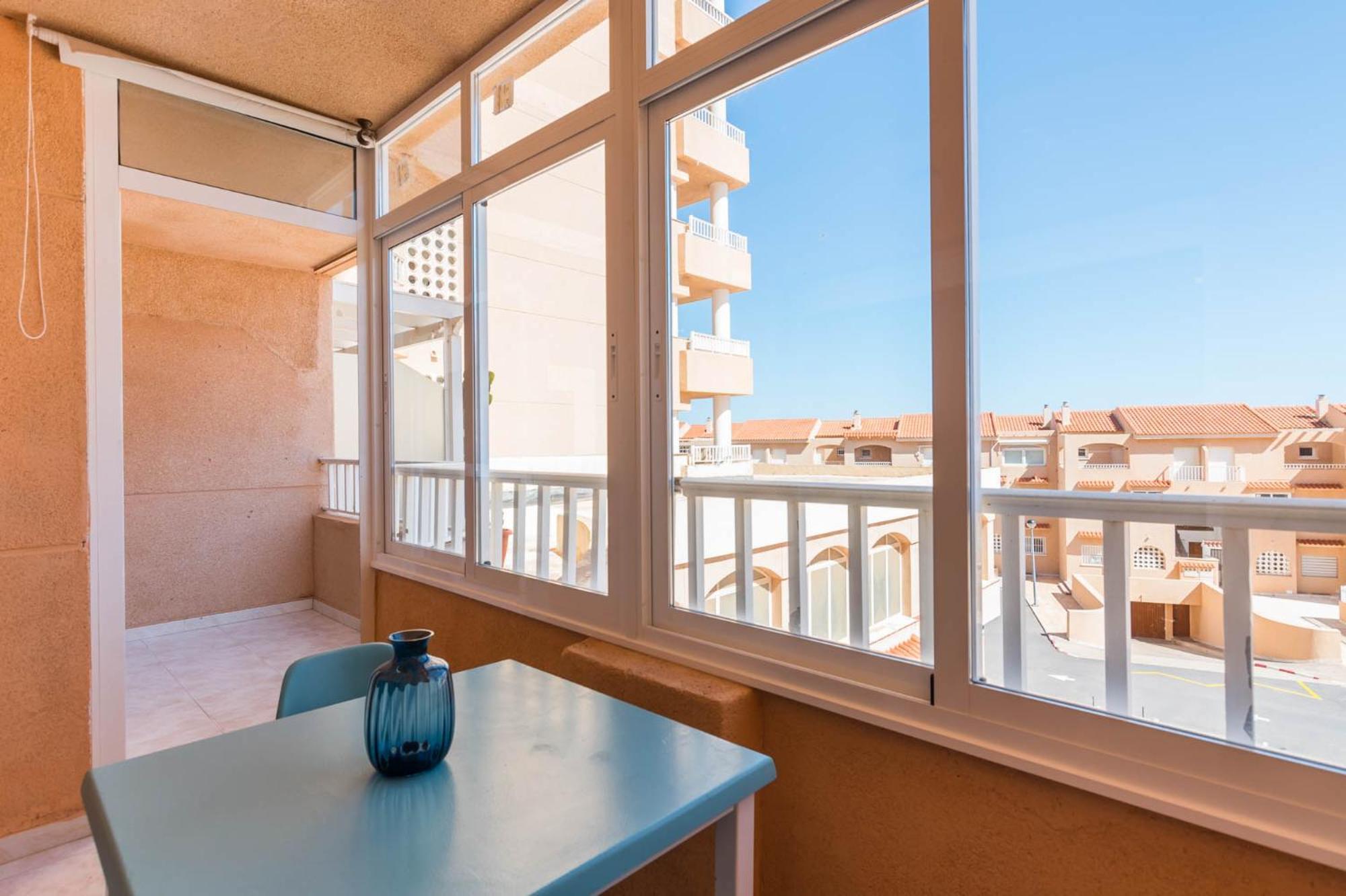 Urbanizacion Copacabana - La Manga Del Mar Menor Km2 - Vistas A Mediterraneo Dormitorio Doble Y Sofa-Cama Extérieur photo